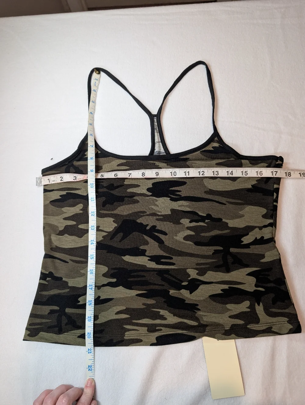 Halara Camo Print Racerback Crop Tank Top - Picture 5 of 5